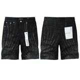 purple brand denim shorts