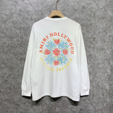 Amiri long sleeve shirts flower clusters printing
