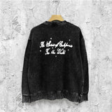 Amiri washed sweatshirt angel twin print washed old