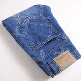 Mens Fashion Jeans Chain embroidery S8261#