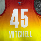 NBA Jerseys 23, All-Star, Yellow 45, Mitchell