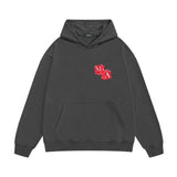 Amiri hoodie red dice printing