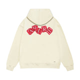 Amiri hoodie red dice printing