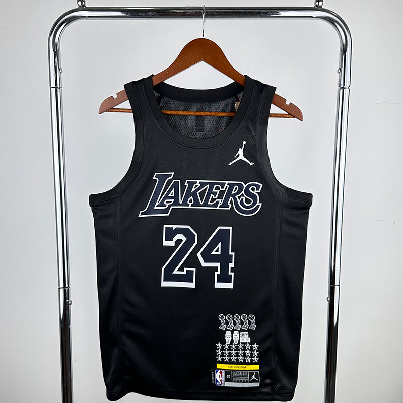 NBA Jerseys Lakers, Black, Glory 24, Kobe Bryant