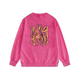 Amiri washed sweatshirt splashed paint bone print washed old