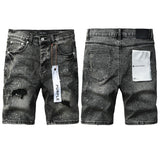 purple brand denim shorts