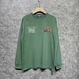 Amiri long sleeve shirts letter tiger printing