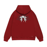 Amiri hoodie letter angel ball print