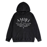 Amiri washed hoodie little spider la&xa washed distressed printing