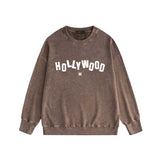 Amiri washed sweatshirt Hollywood alphabet print washed old