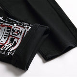 Mens Fashion Jeans Street graffiti style 5601# 5608#