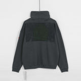 C.e sweatshirt spring & fall c.e batik distressed high collar pullover sweatshirt