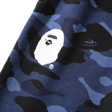 Bathing Ape Pants Autumn Camouflage Blue Casual Pants