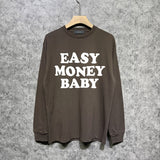 Amiri long sleeve shirts fat letter printing