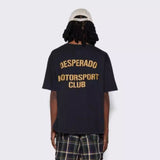 Rhude T Shirt Racing Club Alphabet Slogan Printed Short Sleeve T-Shirt