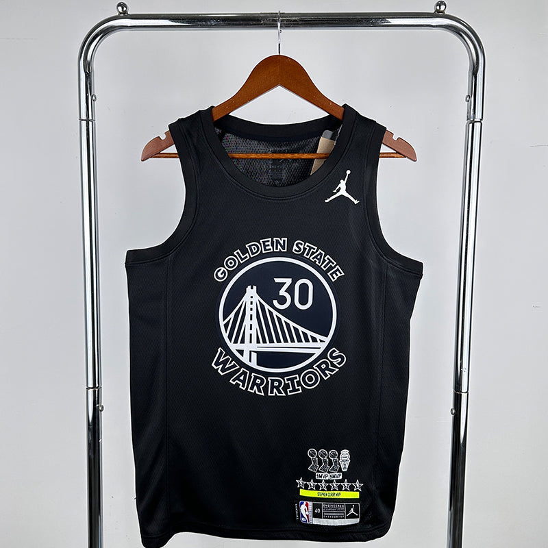 NBA Jerseys Warriors, Black, Honor 30, Curry