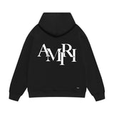 Amiri hoodie overlapping letter print