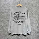 Amiri long sleeve shirts sketch country printing