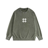 Amiri washed sweatshirt small letter group print washed old