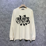 Amiri long sleeve shirts morning glory printing