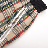 Rhude Shorts Casual Sports Mesh Checked Shorts Elastic Beach Pants