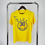 NBA Jerseys Warrior, Tram Yellow, Curry 30, Quick Dry Short Sleeves