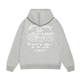 Amiri hoodie sketch country printing