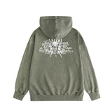 Amiri washed hoodie letter angel ball washed distressed printing