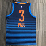 NBA Jerseys Thunder, Blue Stripe No. 3, Paul