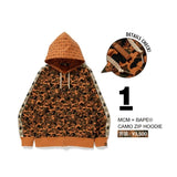 Bathing ape hoode bape mcm joint name