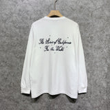 Amiri long sleeve shirts angel twin print
