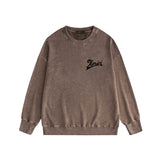 Amiri washed sweatshirt oblique letterprinting washed and distressed