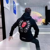 Chh Chrome Hearts Hoodie reel horseshoe arm print zip hooded sweater