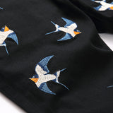 Mens Fashion Jeans Birdprint embroidery 5707#