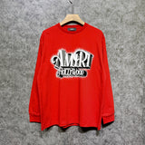 Amiri long sleeve shirts stereo hollywood printing