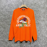 Amiri long sleeve shirts rose printing