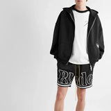 Rhude Shorts Striped Elastic Sport Mesh Basketball Shorts