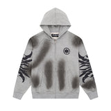 Lost intricacy Hoodie rhinestones