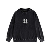 Amiri washed sweatshirt small letter group print washed old