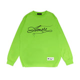 Amiri long sleeve shirts needlework letterprinting