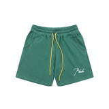 Rhude Shorts Micro-standard embroidered tether casual shorts beach sweatpants