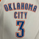 NBA Jerseys Thunder, White 3, Paul