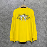 Amiri long sleeve shirts letter angel ball printing