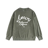Amiri washed sweatshirt California Hollywood alphabet print washed old