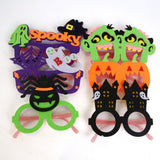 Halloween glasses Neon Glow Halloween Glasses – Pumpkin & Ghost Frame