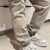 Bathing Ape Pan Embroidered Star Casual Trousers Tethered Casual Tights Sweatpants