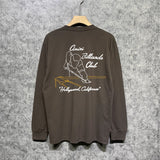 Amiri long sleeve shirts billiard sketch printing