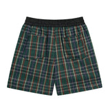 Rhude Shorts Casual Sports Mesh Checked Shorts Elastic Beach Pants