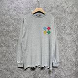 Amiri long sleeve shirts color block simple label set printing