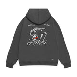 Amiri hoodie black panther print